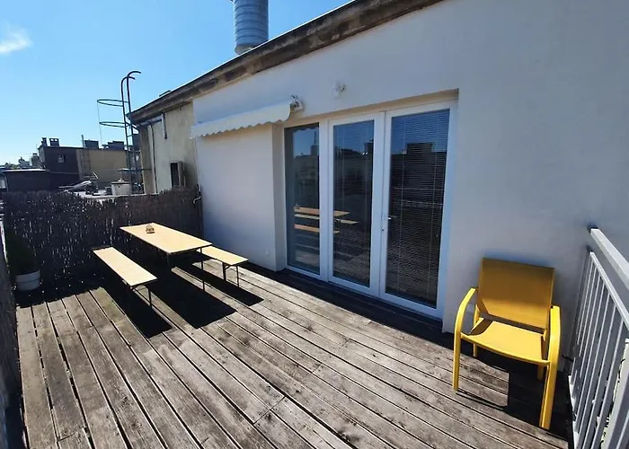 Beauty On The Rooftop With Ac And Rooftop Terrace Budapesta